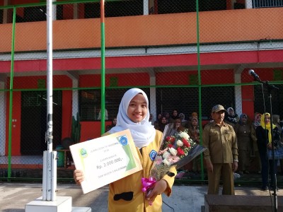 JUARA 1 O2SN TINGKAT NASIONAL CABANG KARATE 